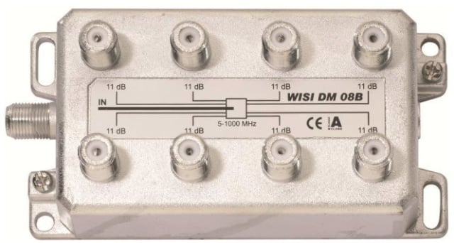 Sihn distributor 8-way DM08B 5-1000MHz 11dB NEW