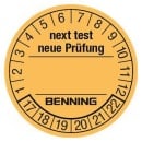 Benning Prüfplaketten "Neue Prüfung"...