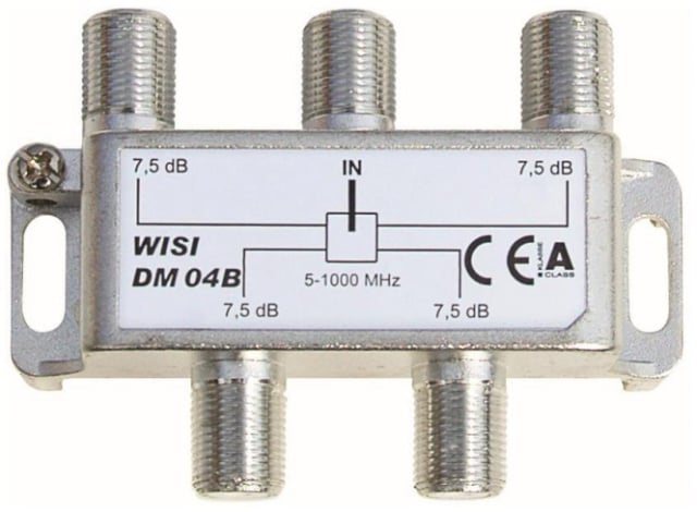 Sihn distributor 4-way DM04B 5-1000MHz 7.5dB NEW