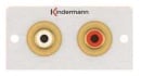 Kindermann Konnect 50 alu - 7444000510 Audio L/R Blende...