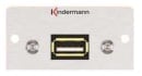 Kindermann Konnect 50 alu - USB 2.0 7444000522 USB-A...