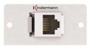 Kindermann Konnect 50 alu - Cat6A 7444000526 RJ45 Metz...