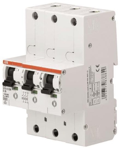 ABB SHS-Schalter 40A 3polig S751/3DR-E40 ** 40A E-Char. für Hutschiene NEU