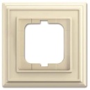 BJ cover frame, ivory white, 1721-832 frame Busch-dynasty...