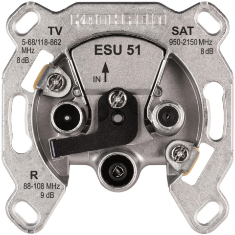 Kathrein caja de conexiones de un solo cable ESU 51 terminada 8dB programable NUEVO