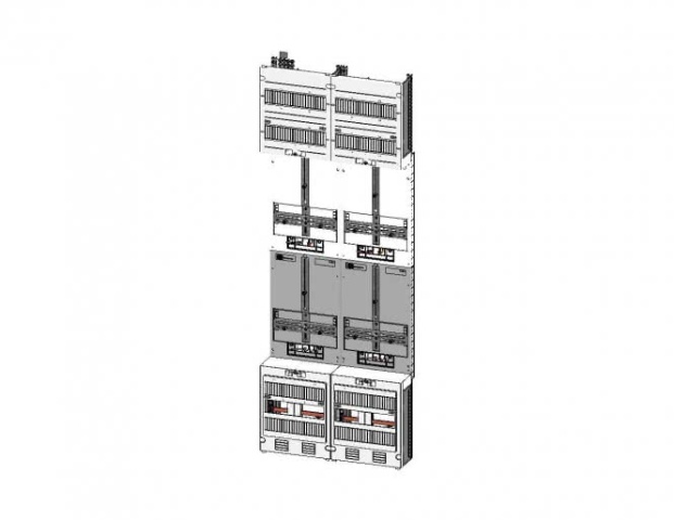 ABN counter place 3Pkt 4Z Z29140 w.terminal block 5p 500x1350mm NEW