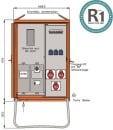 Walther Anschlussverteiler WAV0100R1 22kVA...