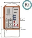 Walther Anschlussverteiler WAV0131BR1 44kVA...