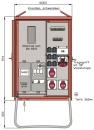 Walther Anschl.vert.schrank WAV0170BR1 44kVA...