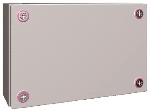 Caja de bornes Rittal KX chapa de acero 1531000 con placa de brida, WD 300x200x120mm NUEVO