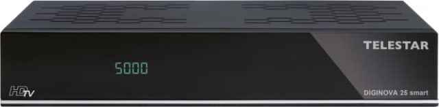 Telestar DIGINOVA 25 smart sw Receiver Combo DVB-S2/-C/-T2,HDTV,CI+,PVR,Alexa* NEW