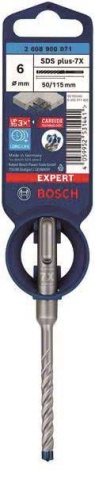 Foret marteau SDS-plus-7X Expert Bosch 6,0x115/50mm 4 taillants 2608900071 NOUVEAU