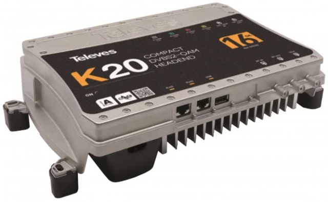 Televes Compact Headend K20-16 16 Transponder,DVB-S2 in QAM NEW