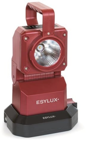 Esylux SLP-2 Faretto portatile EN10050015 LED 4h/8h IP54 w. Luce di emergenza+caricatore NUOVO