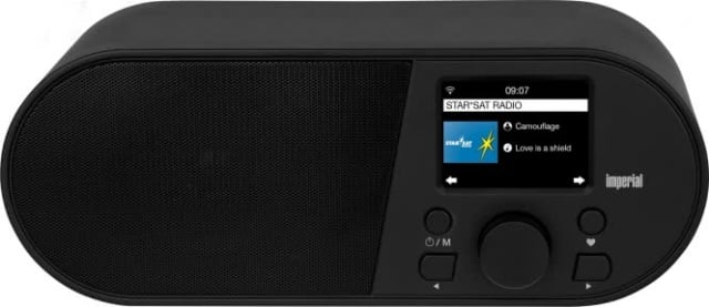 Imperial i105 black Internet radio 5W,2,4z colour display,2,4GHz WLAN,USB NEW