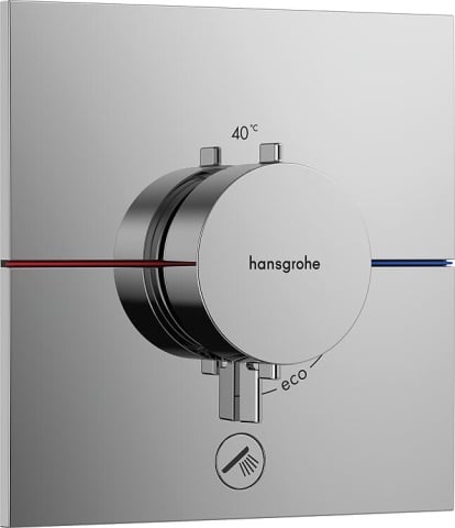 Hansgrohe inbouwthermostaat Hansgrohe ShowerSelect Comfort E prefab set 1 verbruiker/1 uitloop chroom NIEUW