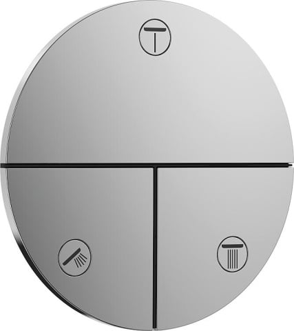 Hansgrohe inbouwstopkraan Hansgrohe ShowerSelect Comfort S prefab set 3 consumenten chroom NIEUW