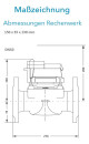 Sensus WMZ PoThF-Set FS 90 qp 25 B DN50 L:270 FL PN16...