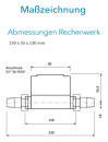 Sensus WMZ PoThF-Set PF130 Qp 2,5 B DN20 L:130 AG1"...