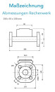 Sensus WMZ PoThF-Set PF130 Qp 25 B DN65 L:300 FL PN16...