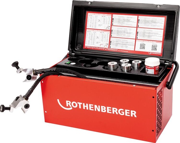 Sistema de congelación de tuberías Rothenberger Rofrost Turbo II R290 Juego hasta DN32 (1 1/4"), 230 V NUEVO