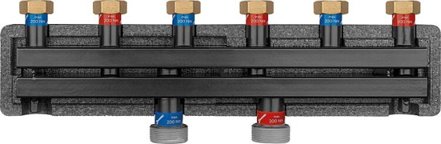 Kesselverteiler Evenes VT 2/3 ÜWM DN 20(3/4"), 2m³/h, 50kW, inkl. Halterung und Isolierung NEU