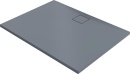 Piatto doccia Hüppe EasyFlat mineral cast grigio opaco 1200x1000x30 mm scarico:lato lungo NUOVO