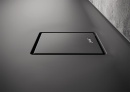 Shower tray Hüppe EasyFlat mineral cast grey matt 1400x800x30 mm drain:long side NEW