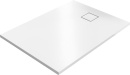 Plato de ducha Hüppe EasyFlat mineral fundido blanco mate 1000x900x30 mm desagüe:lado corto NUEVO