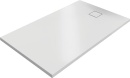 Plato de ducha Hüppe EasyFlat mineral fundido blanco mate 1200x1000x30 mm desagüe:lado corto NUEVO