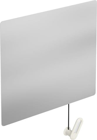 Miroir basculant série 801, 600x540mm, blanc pur NOUVEAU