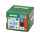 Verzonkenkopschroef, SPAX® roestvrij staal A2 BLAX®, gedeeltelijk met schroefdraad, T-STAR plus 4,5 x 60 mm, PU 100 NIEUW