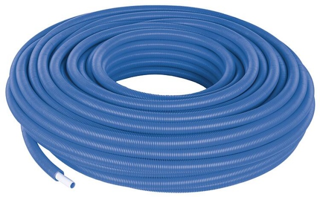 Uponor Uni Pipe PLUS biała rura ochronna Ø16mm x 2.0mm - 25/20, niebieska, długość 75m NOWOŚĆ