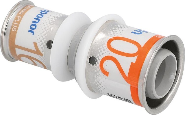 Uponor S-Press PLUS koppeling gereduceerd PPSU Ø32mm-Ø25mm NIEUW