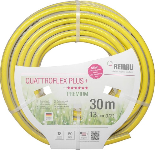 Rehau water hose QUATTROFLEX plus+ DN15(1/2") 13 mm, length 50m NEW