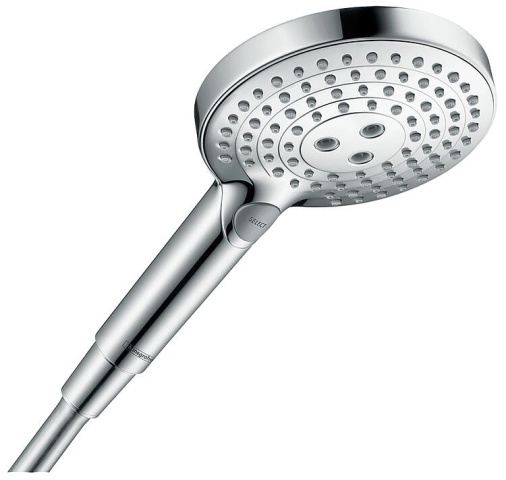 Słuchawka prysznicowa Hansgrohe Raindance Select S 120 3 dysze PowderRain EcoSmart chrom NOWOŚĆ