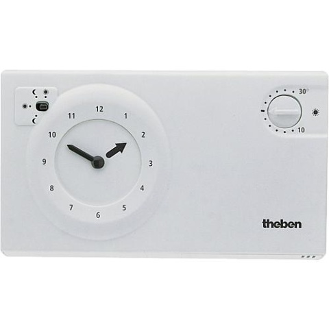 thermostat à horloge theben RAM 722 S blanc Segments programme 24 h 722 0 801 NOUVEAU