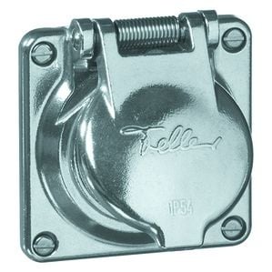 PEHA D 6621.69 OBT AGU presa di corrente nella parte superiore SCHUKO in alluminio fuso 00902894 NUOVO