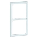 PEHA D 80.572.03 Cadre standard double blanc ancien...