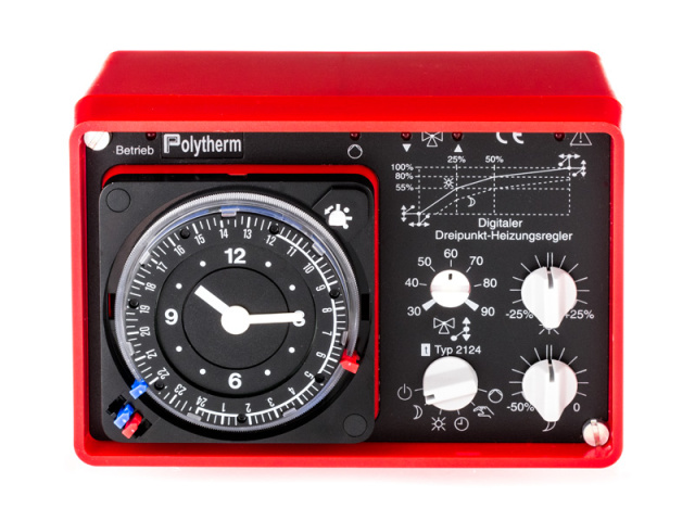 Polytherm 2124..1 z zegarem analogowym bez mieszacza