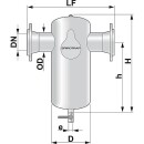 SPIROTECH separatore di fanghi Spirotrap DN50, versione...