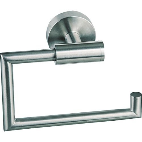 Evenes WC porta carta AXIAL senza coperchio, in acciaio inox opaco incl. fissaggio. NUOVO