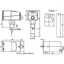 alre Monitor de flujo Alre JSF-1 E 1-8"" Medio normal JA060100 NUEVO