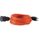 HEDI extension cable IP44 length = 15m, colour orange...