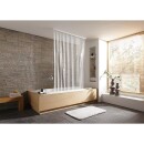 Evenes Design Shower Roller Blind f Empty Cassette EMAGA, Grey, 1280x2400 mm 100% Vinyl NEW