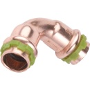 Aalberts Sudo pressfitting paquete de cobre 4: 28 mm con contorno en V 93 710 43 NUEVO