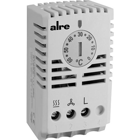 alre Schaltschrankthermostat mechanisch für DIN-Schiene, Wechsler RTBSS-110.250/07 NEU