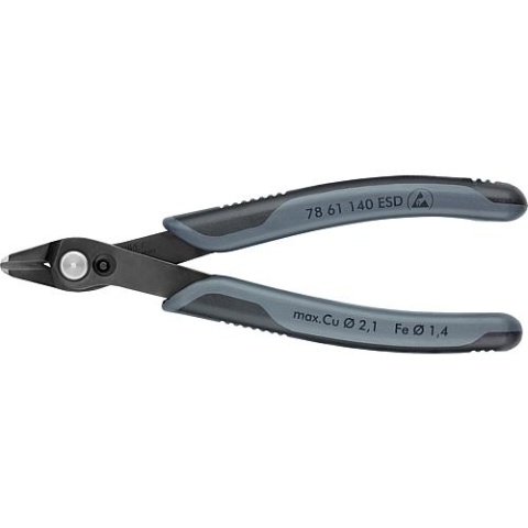 KNIPEX Zijsnijtangen Super Knips XL ESD tang gebruineerd, lengte 140 mm NIEUW