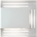 Recessed luminaire Wave WV02-230/AL/BI, 230V, aluminium, 75x75x40mm WV02-230/AL/BI NEW