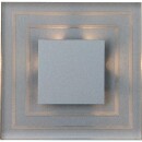 Recessed luminaire Kristal CR01-230/AL/BC, 230V, aluminium, 75x75x40mm CR01-230/AL/BC NEW